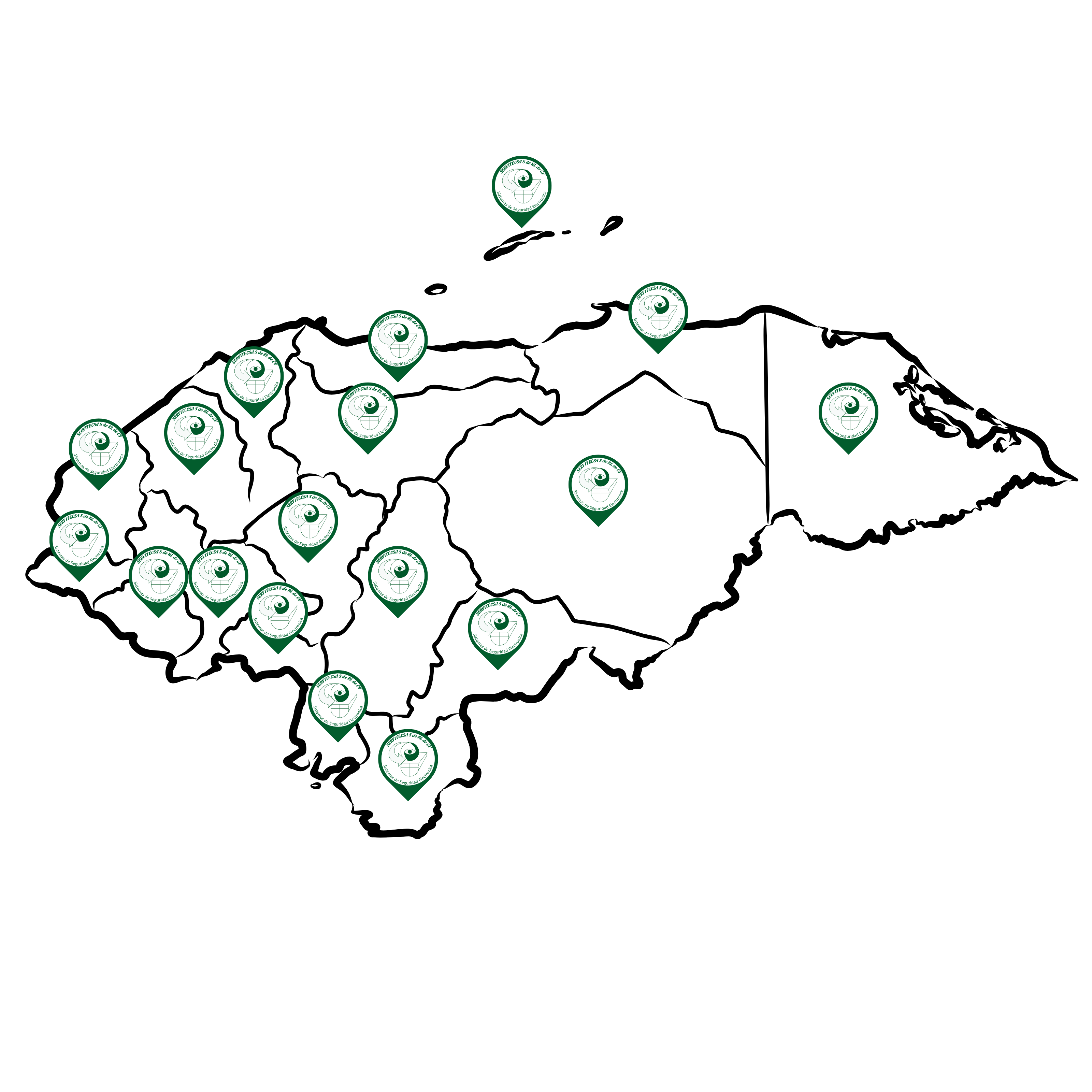 Mapa Honduras Cobertura
